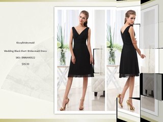 Shop kissyBridesmaid's extensive collection of black bridesmaid dresses