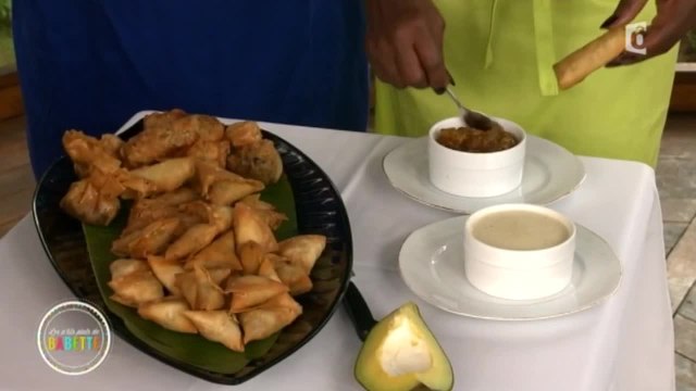 Recette des Samoussas de baba figue, cabri et crabe