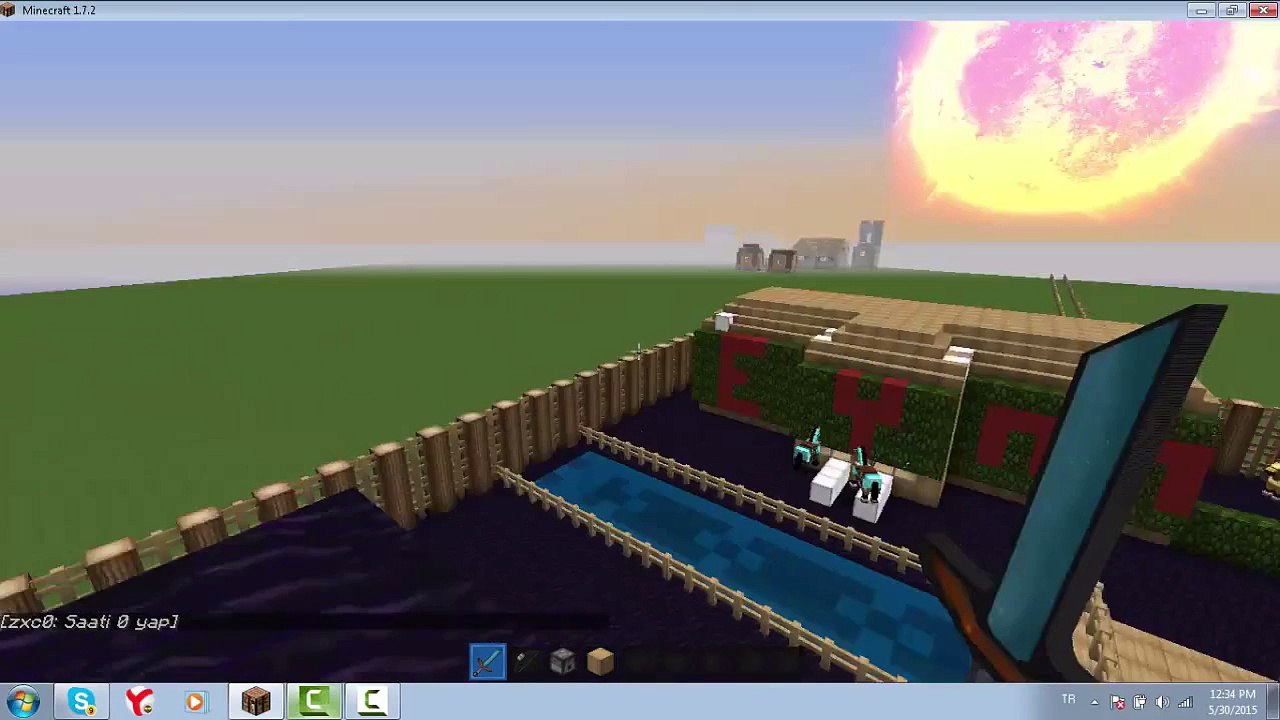 KALE SAVAŞLARI MAP YAPILDI OYNADIK MİNECRAFT BÖLÜM : 1