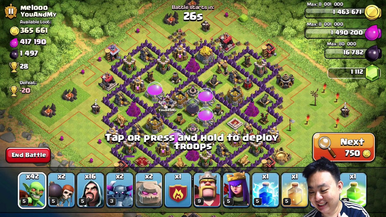 GoWiPe with goblins! - Clash of Clans 148