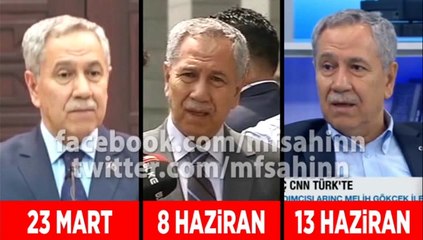 Bülent Arınç'ın 3 farklı açıklaması sosyal medyada olay oldu video