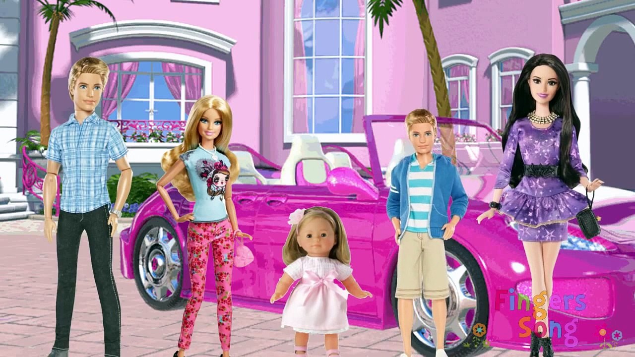 Barbie Cartoon Finger Family Nursery Rhyme | Cartoon Animated Nursery Rhymes