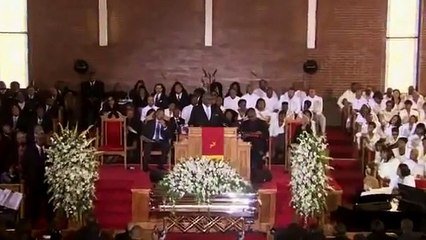 Whitney Houston Funeral - T.D. Jakes: DEATH HAD WON BUT (Love will last forever)
