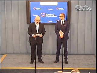 Poseł Robert Kropiwnicki - konferencja z 11 czerwca 2015 r.