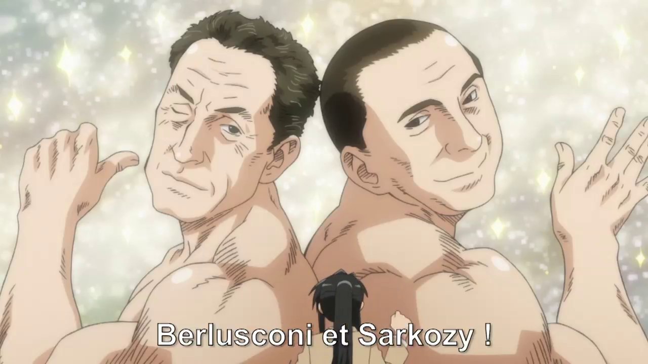 Nicolas Sarkozy et Silvio Berlusconi en couple dans un anime japonais !