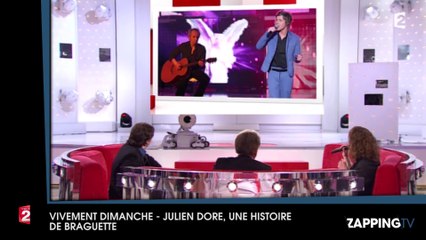 Julien Doré, un problème de braguette sur le plateau de Nouvelle Star !