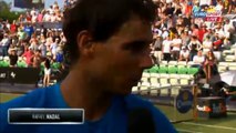 2015 MercedesCup R2 Nadal vs. Baghdatis / LAST GAME & On-court Interview