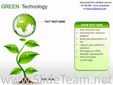 globes green technology icons powerpoint slides and ppt diagram templates