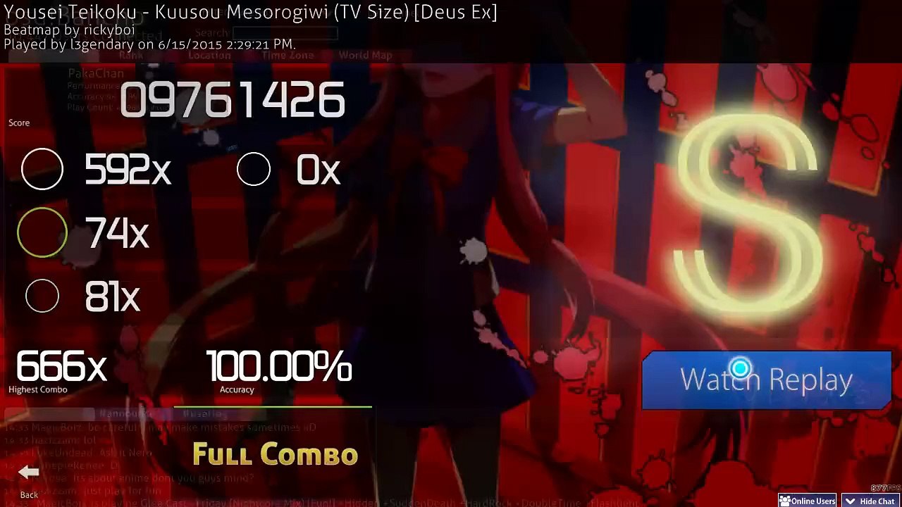 Yousei Teikoku - Kuusou Mesorogiwi (TV Size) [Deus Ex] (Catch the Beat)