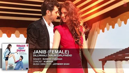 'Janib (Female)' FULL AUDIO Song | Sunidhi Chauhan | Divyendu Sharma | Dilliwaali Zaalim Girlfriend