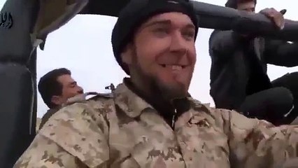 American Mujahid with Chechen Mujahidin fights in Syrian against B