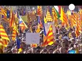 Euronews - Catalogna mobilitata a difesa di statuto autonomia - Manifestazione
