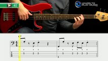 Ex040 How to Play Bass Guitar   Slap Bass Guitar Lessons for Beginners