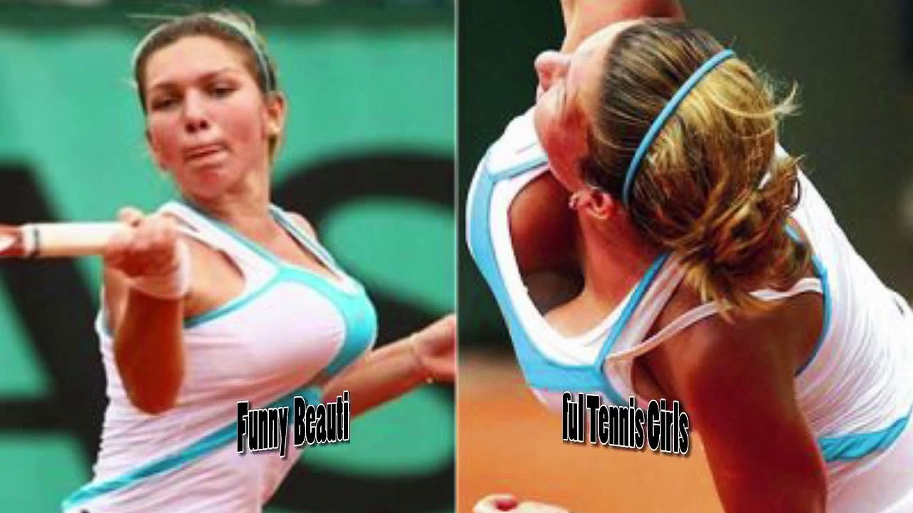 Funny  Beautiful Tennis Girls