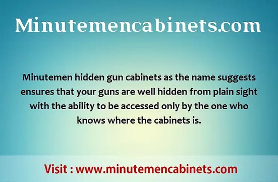 Minutemen Hidden Gun Storage Cabinets
