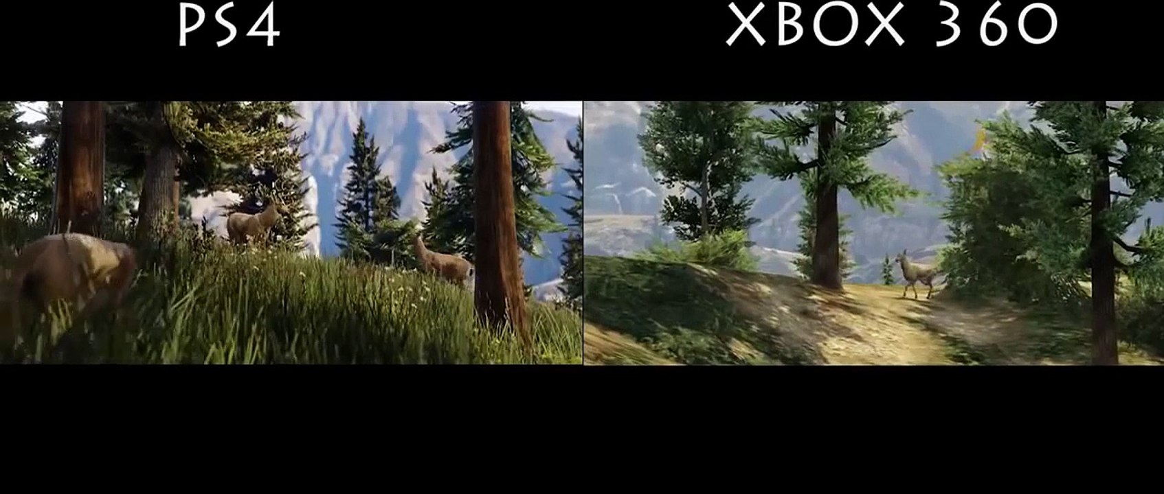GTA 5 Trailer Comparision PS4, PC, XBOX ONE vs XBOX360 & PS3