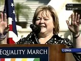 National Equality March Rally: Judy Shepard speaks