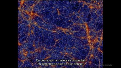 Exemples de simulation numérique, univers