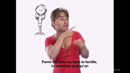 Fais gaffe, (fille) : dis-le à quelqu\'un !
