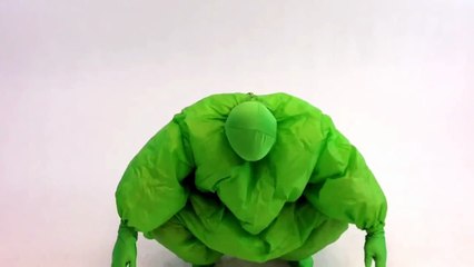 Inflatable Chubsuit costume dance video