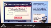Find out if Wi-Fi is on your next American Airlines flight with our new Wi-Fi Widget