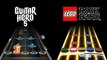 Guitar Hero 5 vs. Lego Rock Band: Song 2 Expert Guitar Chart Comparison