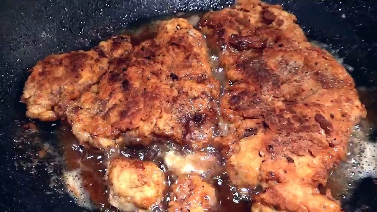 chicken fried steak in the pan | best chicken biryani recipes |