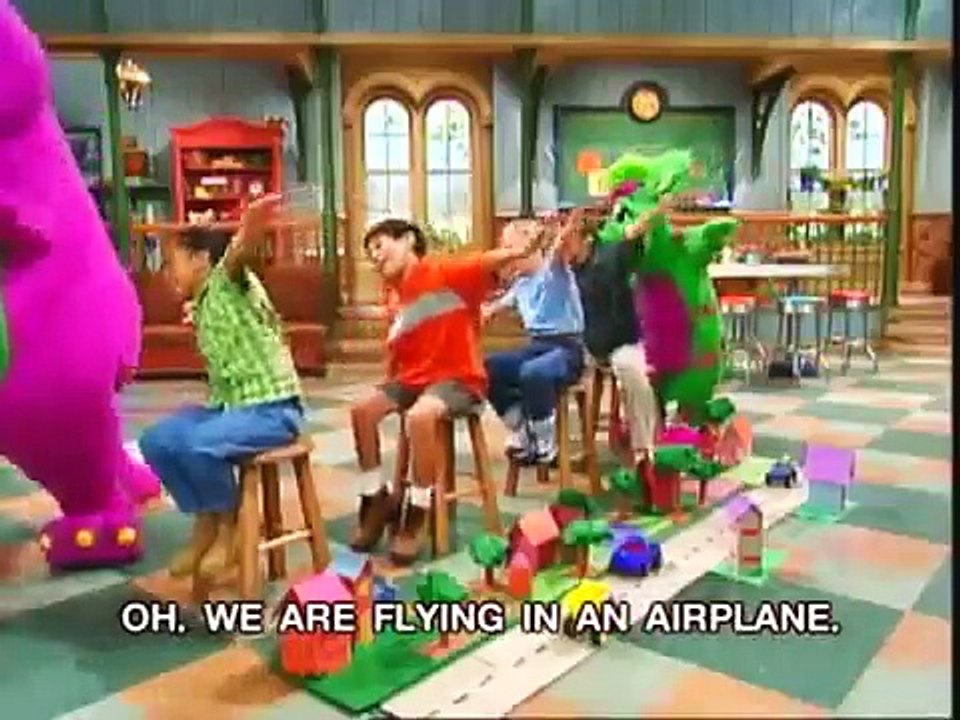 Barney Songs - Flying on an Airplane song