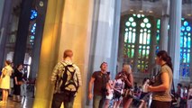 Inside La Sagrada Familia, Barcelona