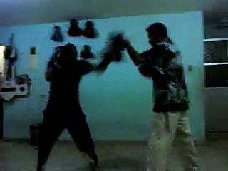 expresion abierta entrenando full contac