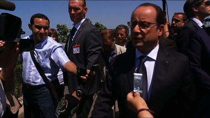"Nous avons besoin d'avoir un travail en commun, la France et l'Algérie, c'est le sens de cette visite"