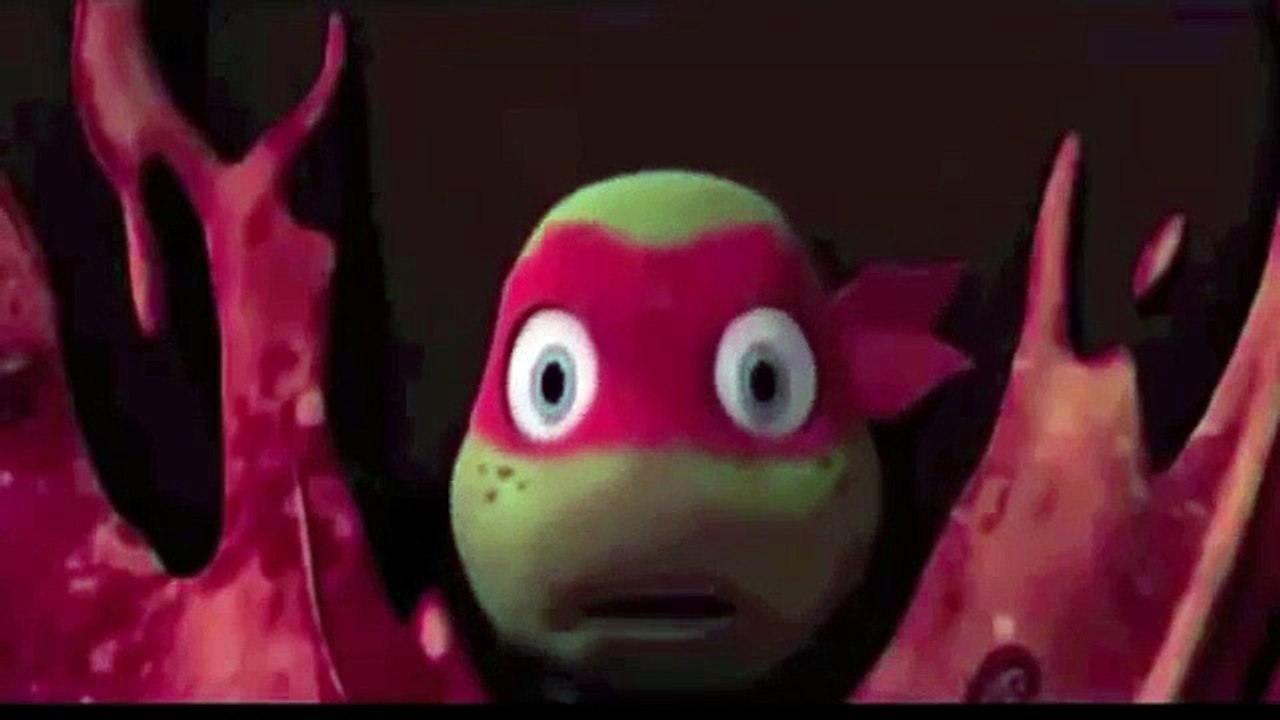 TMNT 2012- Mikey vs Pizza Face