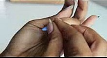 NAIL HACK | DIY 3D Stones with Earringsalmond nails, oval nails, nail art tutorial, nail tutorial,