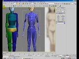 Ultra fast female modeling from character studio 1 of 4