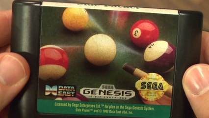 Classic Game Room - SIDE POCKET review for Sega Genesis