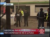 San Juan de Miraflores: Policía murió atropellado y conductor se dio a la fuga