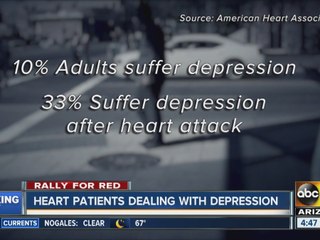 Rally for Red: Heart patients dealing with depression