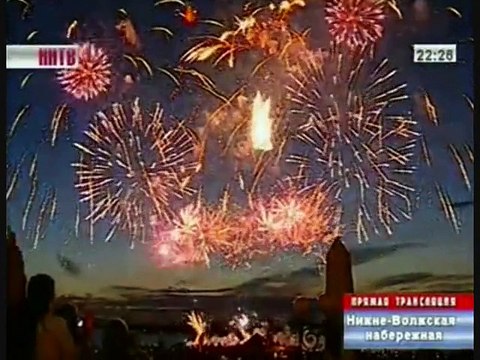 2015 год. Фестиваль фейрверков в Нижнем Новгороде