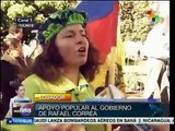 Ecuador: ciudadanos se manifiestan en respaldo a Revolución Ciudadana