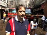 People evacuated as Lahore market fire rages on-Geo Reports-15 Jun 2015