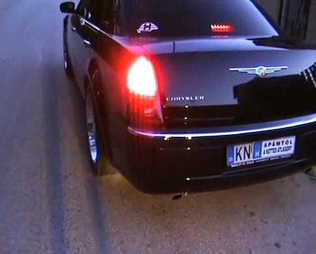 Chrysler 300c HEMI burnout and drift mix
