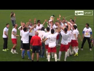 Icaro Sport. Sammaurese in D: Stefano e Cristiano Protti portati in trionfo