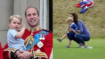 Prince George Makes Balcony Appearance & Hits The Polo Fields