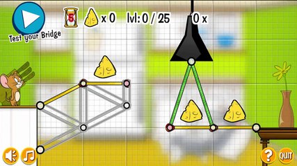 Tom and Jerry Game - Tom and Jerry Rig A Bridge - Cartoon Network Game - Game For Kid