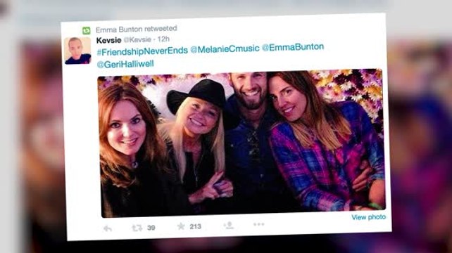 Geri Halliwell trifft ihre Spice Girls Freundinnen beim Isle Of Wight Festival