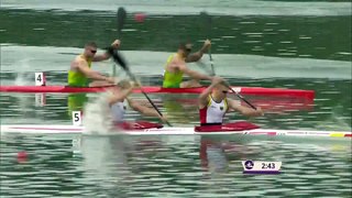 Hungary win gold in the men's K2 100m sprint | Canoe Sprint | Baku 2015 European Games