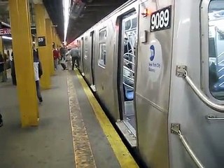 下载视频: R160B Siemens N Train and R46 R Train Arriving at 59th Street