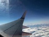 UFO SEEN BY PASSENGER ON AN AIRPLANE