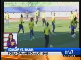 Copa América: Selección ecuatoriana se prepara para su duelo con Bolivia