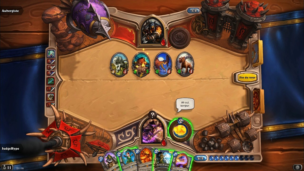 HearthStone : Héros Medivh (emotes, animations)